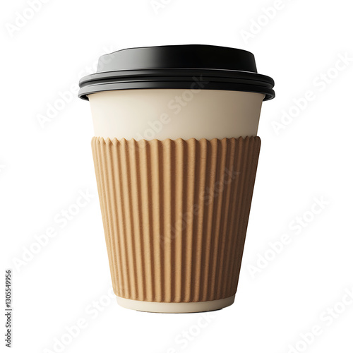 Wallpaper Mural coffee cup 3D render Torontodigital.ca