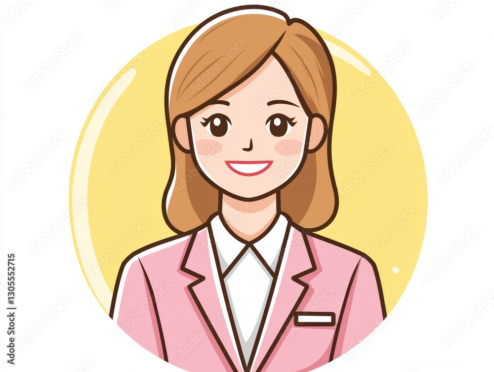 Confident Business Woman in Suit Smiling with Positive Attitude and Professional Appearance Confident Business Woman in Suit Smiling with Positive Attitude and Professional Appearance