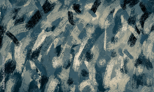 gray, white and black smears create an interesting background
