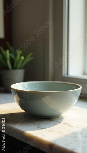 Wallpaper Mural Ceramic bowl on a marble or granite countertop, ceramic, bowl, sleek Torontodigital.ca