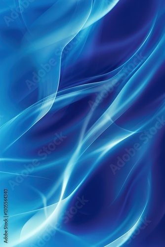 Abstract blue swirls creating a flowing and dynamic artistic background