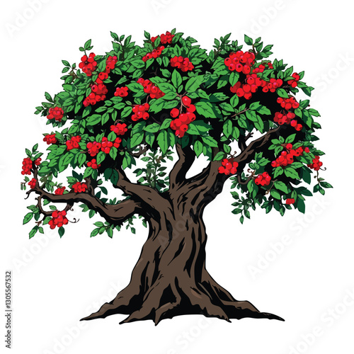 vector illustration of a tree