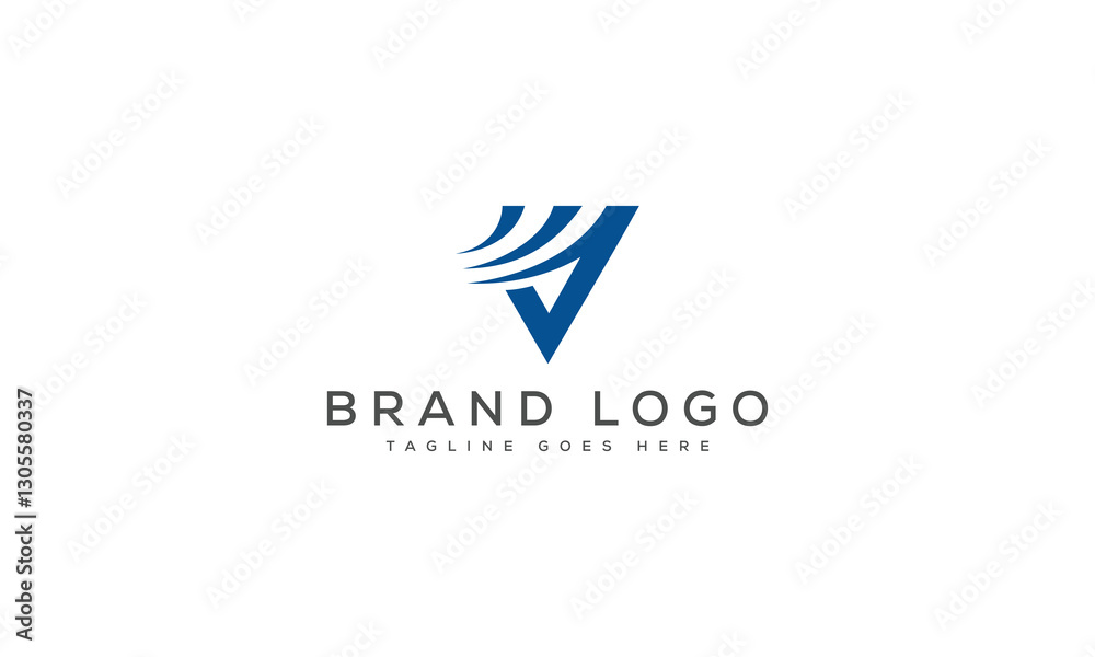 letter V logo design vector template design for brand. letter V logo design vector template design for brand.