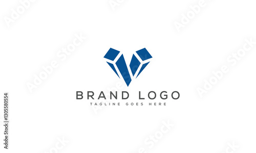 Free Download letter V logo design vector template design for brand. - GFXLoad