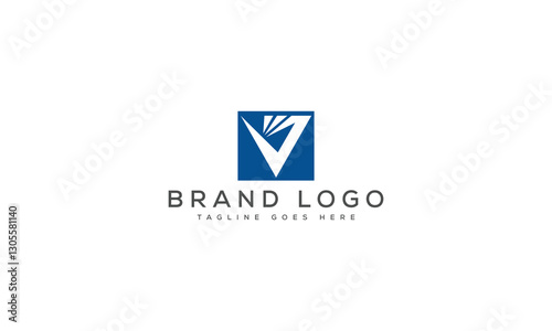 Free Download letter V logo design vector template design for brand. - GFXLoad