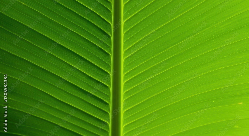 Closeup of Vibrant Green Leaf Veins and Texture Natural Pattern Closeup of Vibrant Green Leaf Veins and Texture Natural Pattern