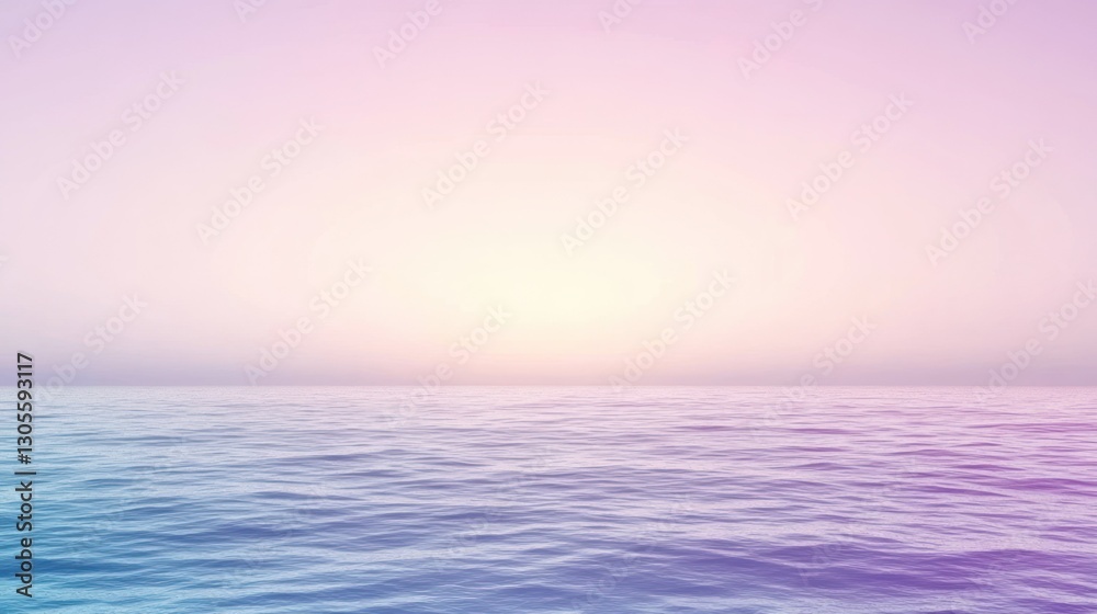 A peaceful ocean scene with soft colors blending seamlessly together A peaceful ocean scene with soft colors blending seamlessly together