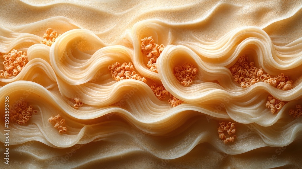 Close-up view of soap swirls with orange accents. Possible use Decorative soap product showcase Close-up view of soap swirls with orange accents. Possible use Decorative soap product showcase