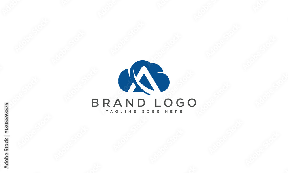 Obraz premium letter A logo design vector template design for brand.