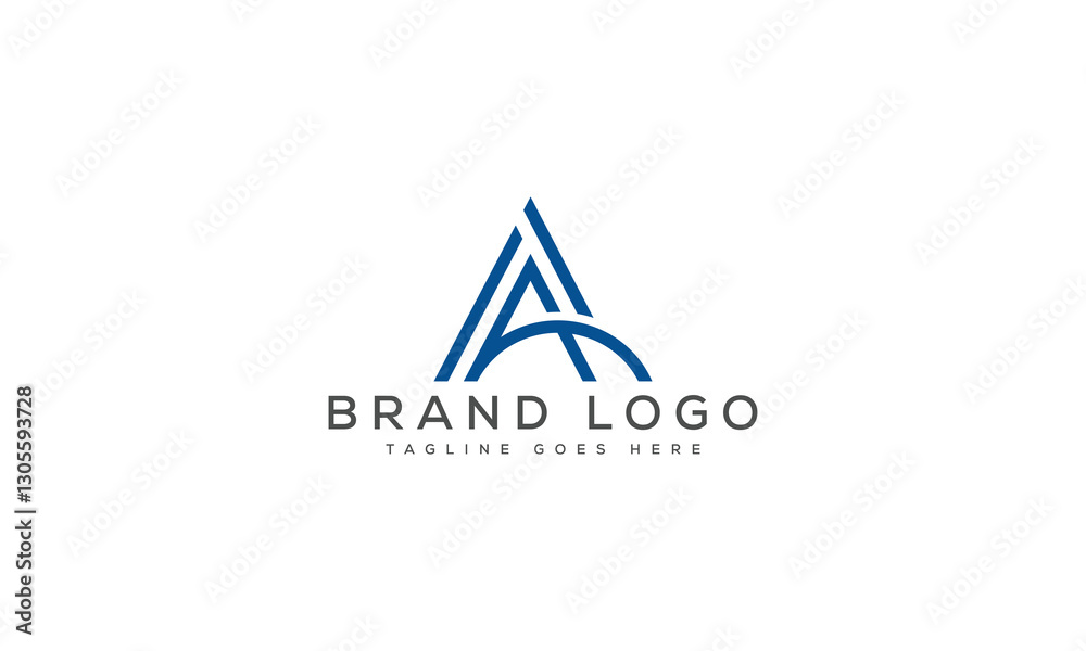 letter A logo design vector template design for brand. letter A logo design vector template design for brand.