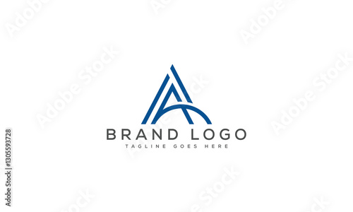 Free Download letter A logo design vector template design for brand. - GFXLoad