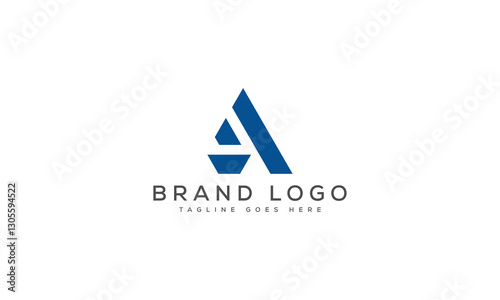 Free Download letter A logo design vector template design for brand. - GFXLoad