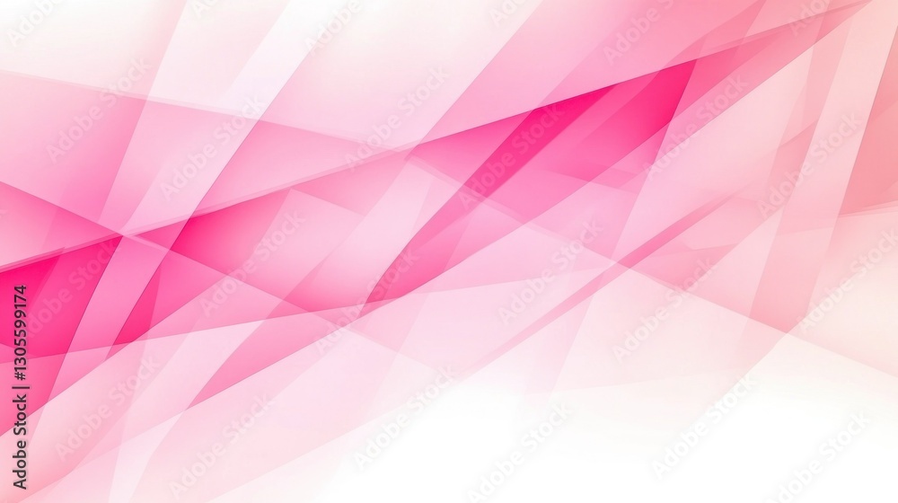 Pink and white abstract background of overlapping shapes and lines Pink and white abstract background of overlapping shapes and lines
