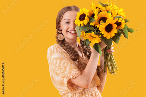 Young woman with beautiful ...