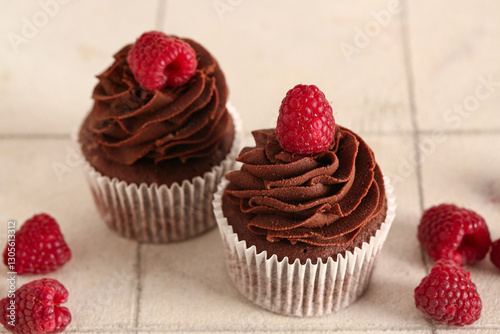 Delicious chocolate cupcake...