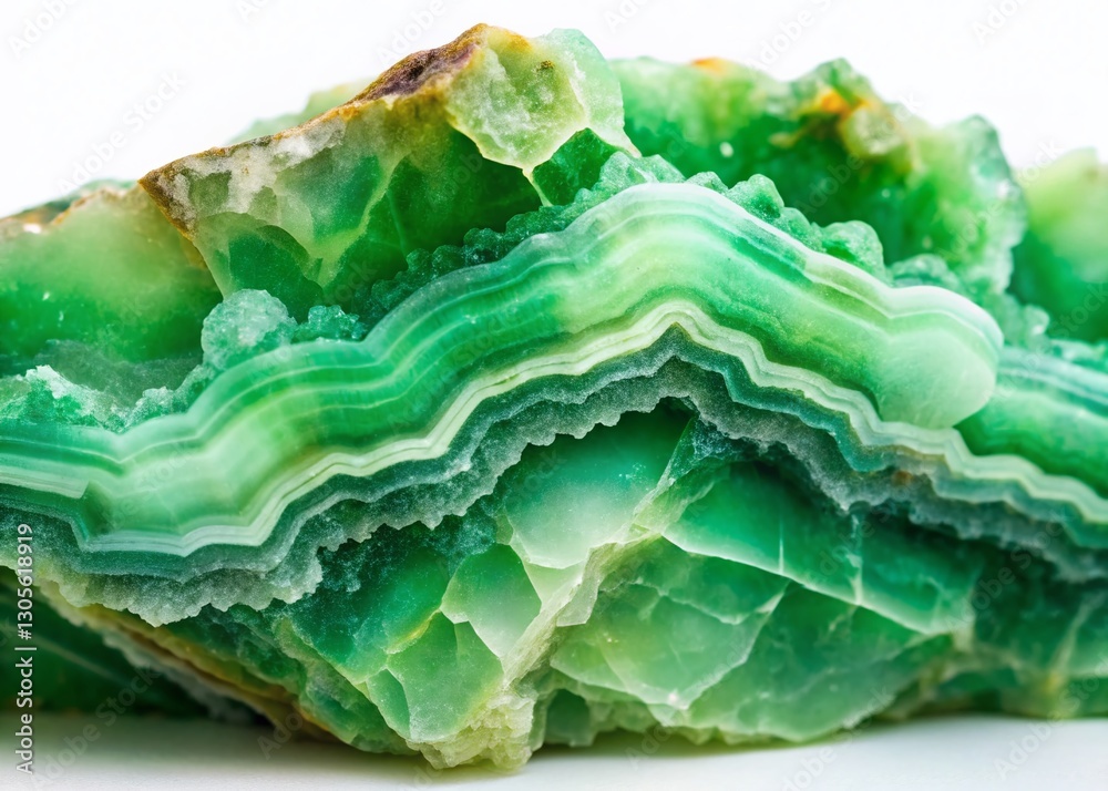 Obraz premium Natural Velvet Green Calcite Texture: Attractive Background for Design Projects