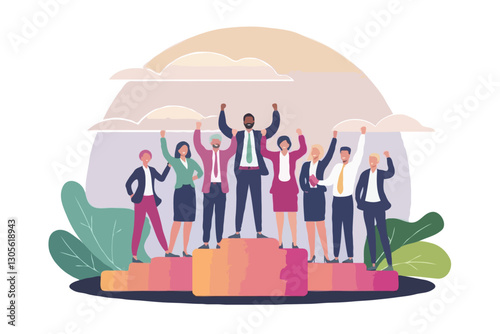 Corporate Triumph: Celebrating Business Success
