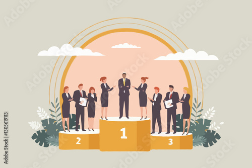 Corporate Triumph: Celebrating Business Success