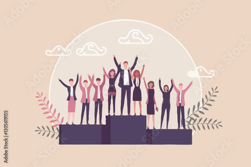 Corporate Triumph: Celebrating Business Success