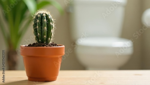 A small, spiky cactus sits in a pot, metaphorically representing discomfort or irritation.
Concept of: Unpleasantness.
