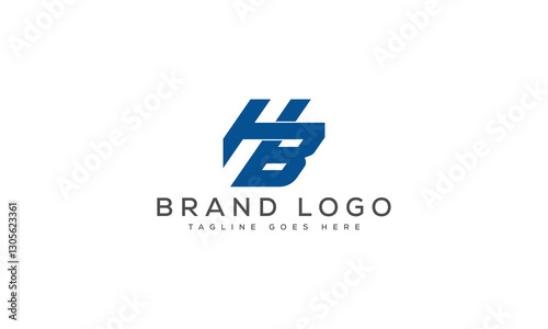 Free Download letter HB logo design vector template design for brand. - GFXLoad
