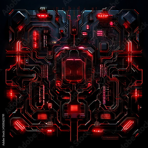 circuit board vector