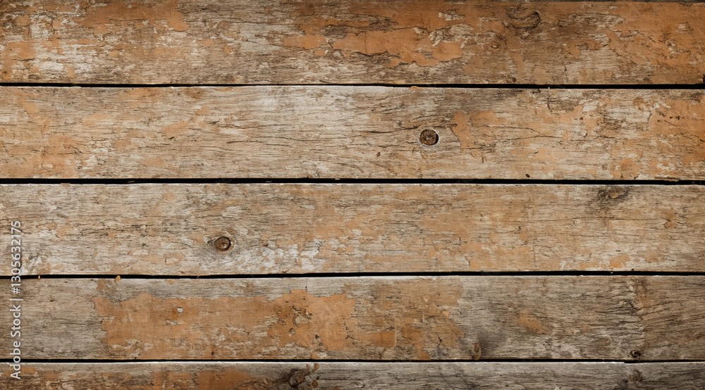 Naklejka premium Vintage wooden background or texture made of old planks