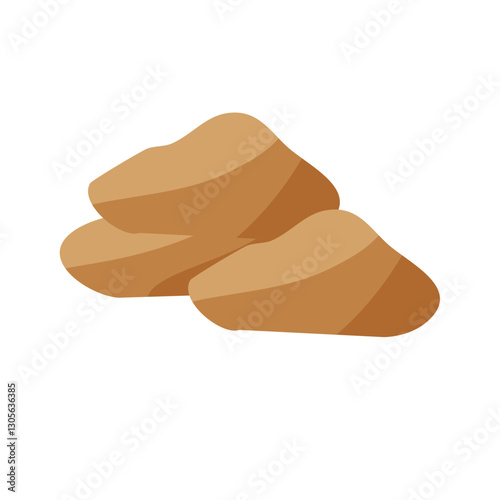 brown stones illustration
