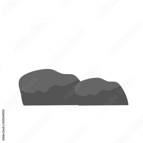 Simple rock illustration
