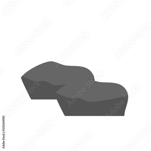 Simple rock illustration
