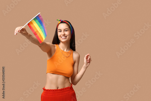 Beautiful young happy woman...