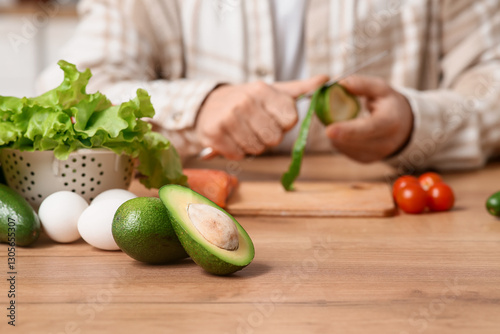 Healthy cooking preparation...