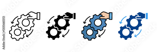фотографія Intervention Icon Set Multiple Style Collection