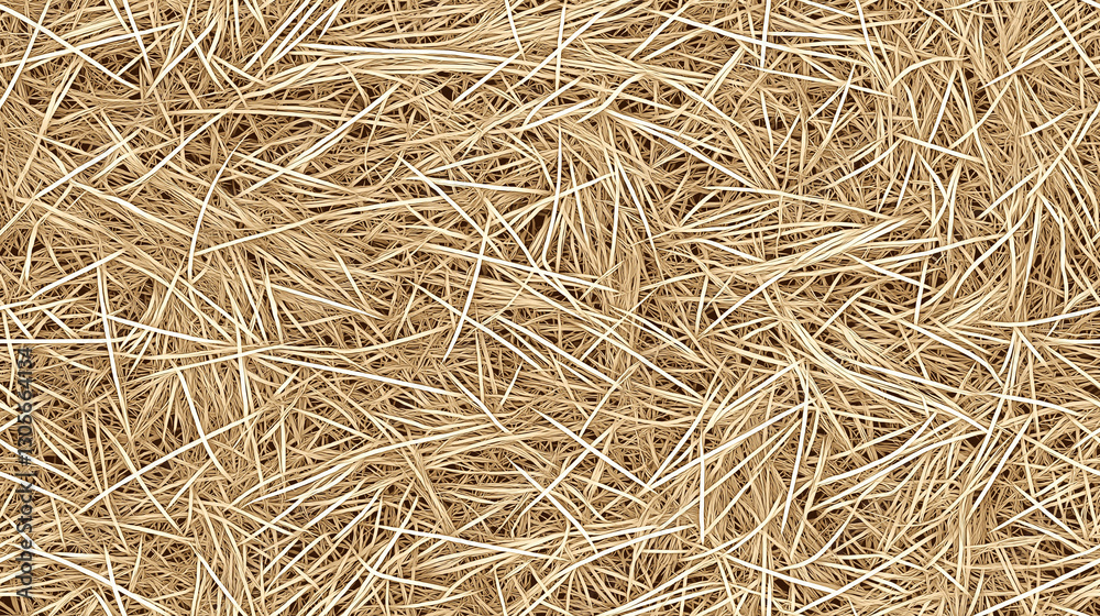 Natural straw texture background with intertwined strands creating a rustic and organic appearance Natural straw texture background with intertwined strands creating a rustic and organic appearance