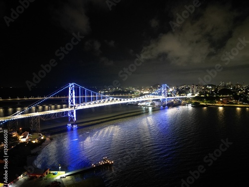 Ponte Hercilio Luz - Beira Mar Noite