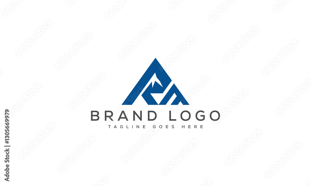 letter RM logo design vector template design for brand. letter RM logo design vector template design for brand.