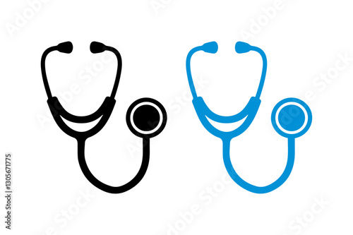 Silhouette of medicals equipment icons.