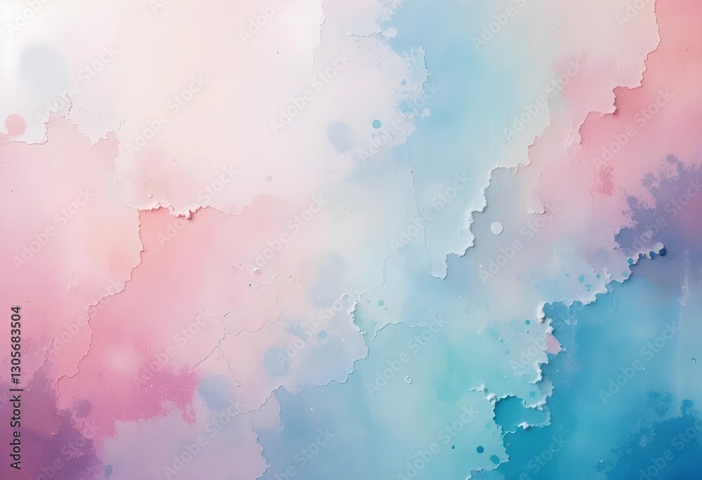 Obraz premium abstract background with soft pastel color splashes and hints of texture