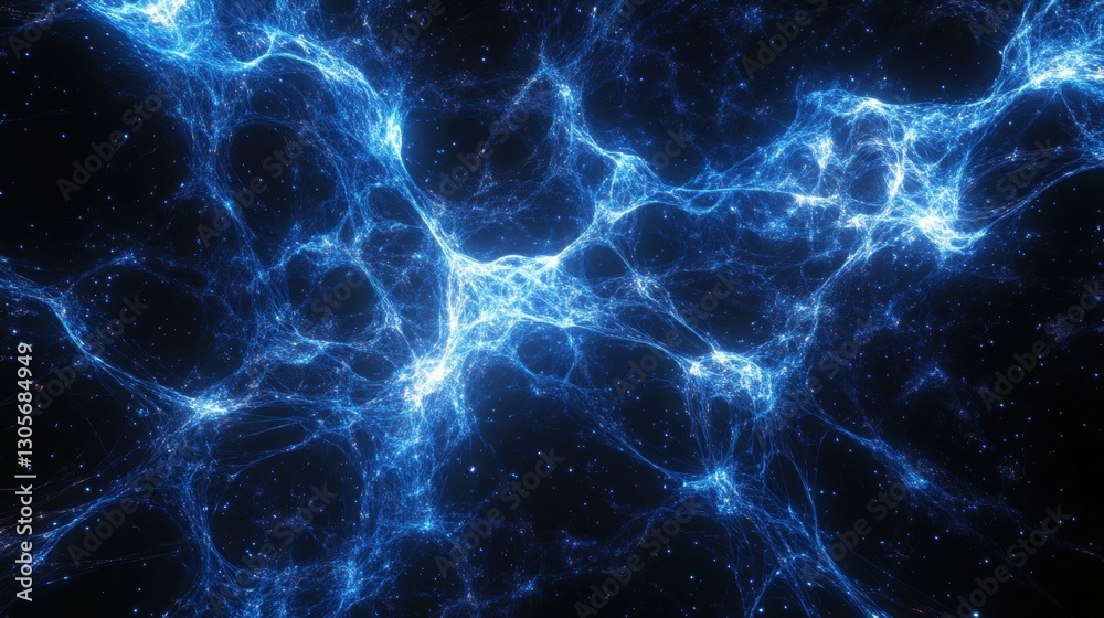 Digital Technology Network Flow with Glowing Blue Energy Particles Creating Futuristic Abstract Motion Background Digital Technology Network Flow with Glowing Blue Energy Particles Creating Futuristic Abstract Motion Background