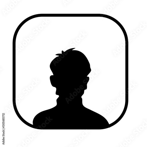 Avatar portrait silhouettes
