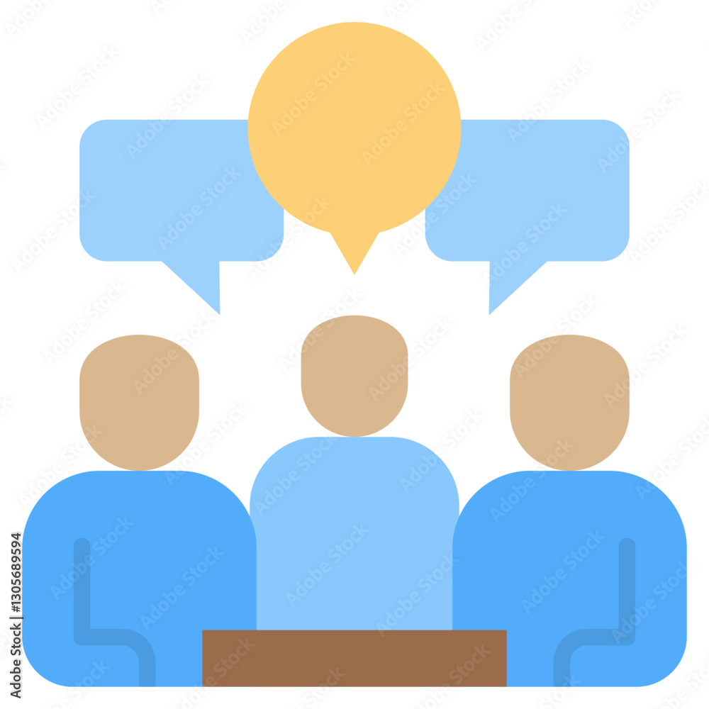 Conversation Flat Icon Conversation Flat Icon