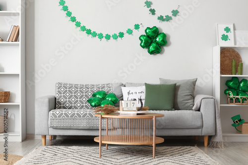 Interior of living room dec...