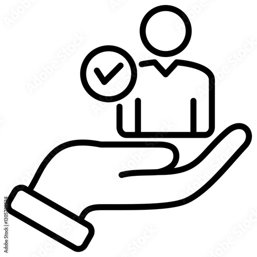Ownership Line Icon