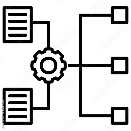 Methodology Line Icon