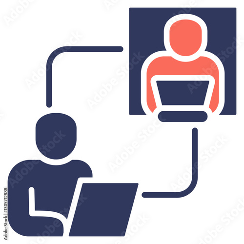 Online Meeting Mixed Icon