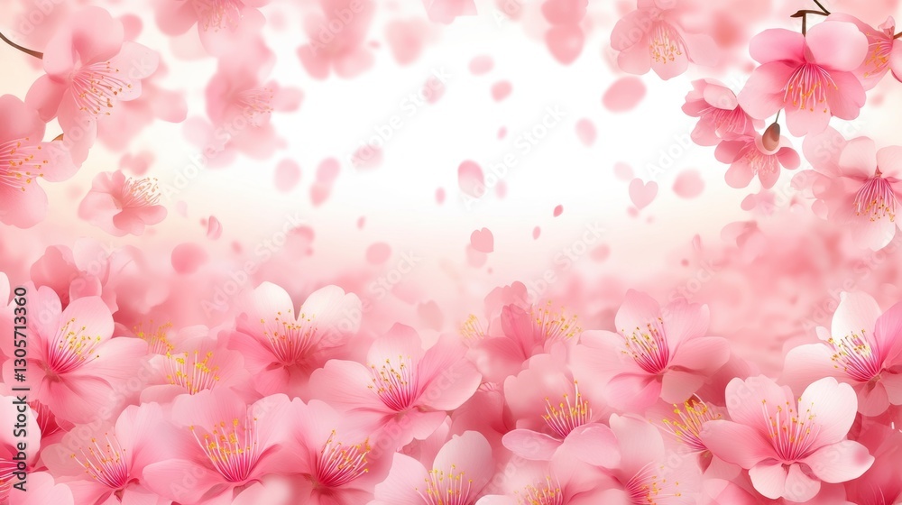 Beautiful cherry blossom flower at full blooming in Spring. Beautiful cherry blossom flower at full blooming in Spring.