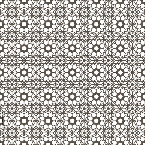Vector illustration Arabesque Ornament Pattern Style Design background
