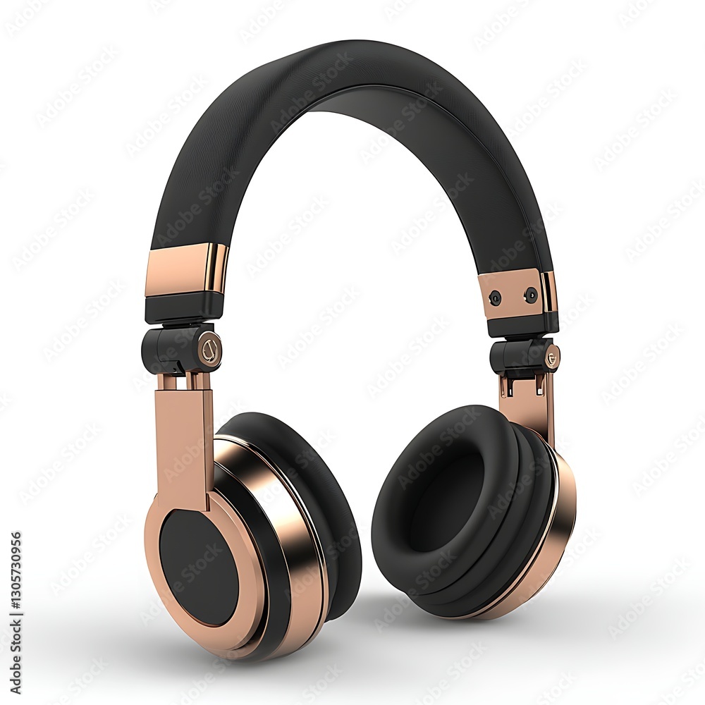 Headphones resting on bright, clean backdrop