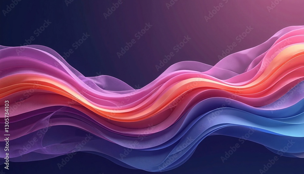Fototapeta premium abstract colorful wave background