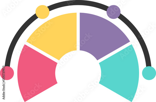 Infographic Flowchart Diagram Element